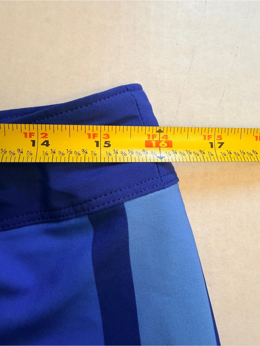 Nike Swim Size 30 Fadeaway Poole 9â Board Shorts Blue No Liner Drawstring Logo - Picture 12 of 13